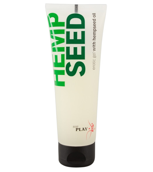 Lubricante de base acuosa con aceite de cáñamo Just Play, 80 ml - notaboo.es