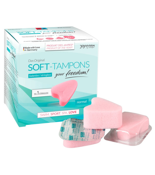 Tampones menstruales Soft Tampons Joy Division rosa, 3 uds - 5 - notaboo.es