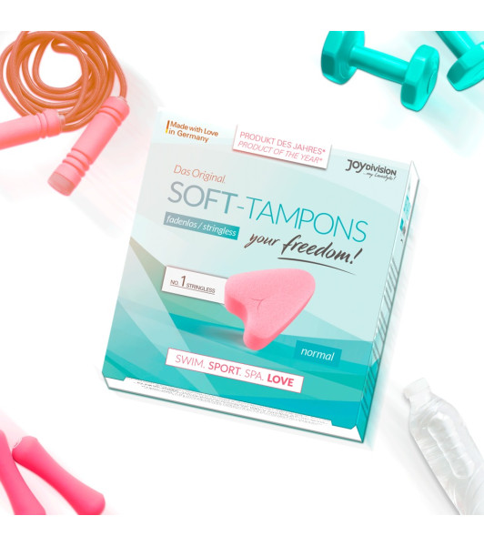 Tampones menstruales Soft Tampons Joy Division rosa, 3 uds - 1 - notaboo.es
