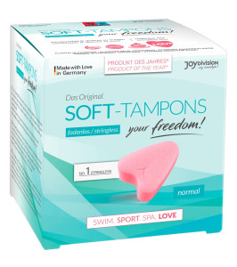 Tampones menstruales Soft Tampons Joy Division rosa, 3 uds - notaboo.es