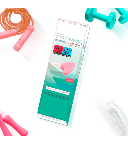Menstrual tampons Soft Tampons mini Joy Division pink - 1 - notaboo.es