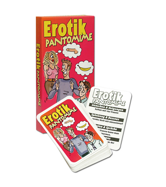 Erotik Pantomime erotisches Kartenspiel Spiel 55 Karten - 1 - notaboo.es