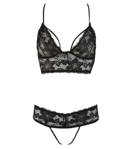Cottelli Top and String black S - 2 - notaboo.es