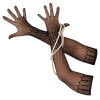 Gloves above elbow, fine mesh Net Gloves, black, size S-L - 1 - notaboo.es