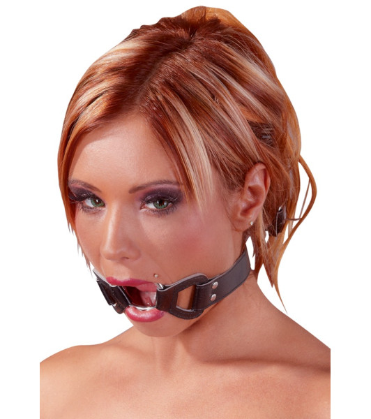 Open Mouth Ring Gag, Fetish Collection, Black - 5 - notaboo.es
