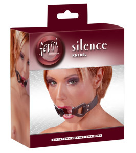 Open Mouth Ring Gag, Fetish Collection, Black - notaboo.es