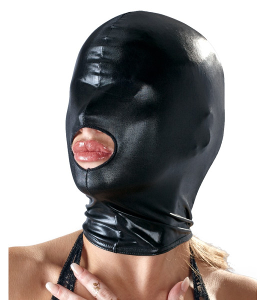 Máscara con orificio para la boca Bad Kitty negra, OS, Orion - 5 - notaboo.es