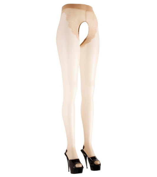 Cottelli Collection Strumpfhose Ouvert Tights 4 - 3 - notaboo.es