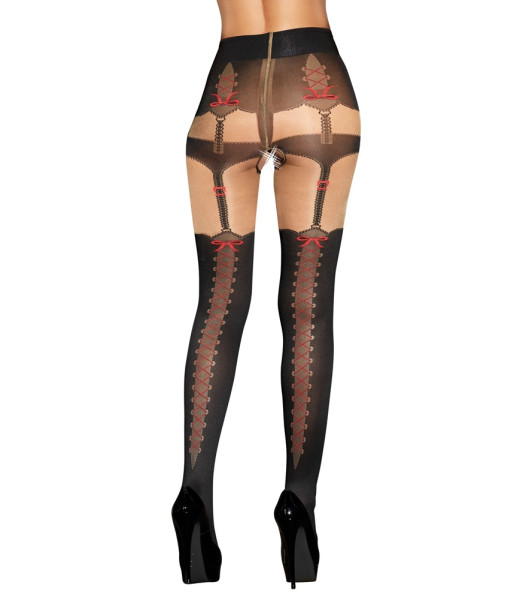 Cottelli Collection Stockings & Hosiery - Tights with a Pattern 4 - 1 - notaboo.es