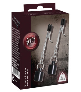 Nipple Clamps with 60g weights - notaboo.es