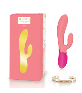 RS - Essentials - Xena Rabbit Vibrator Coral & French Rose - notaboo.es