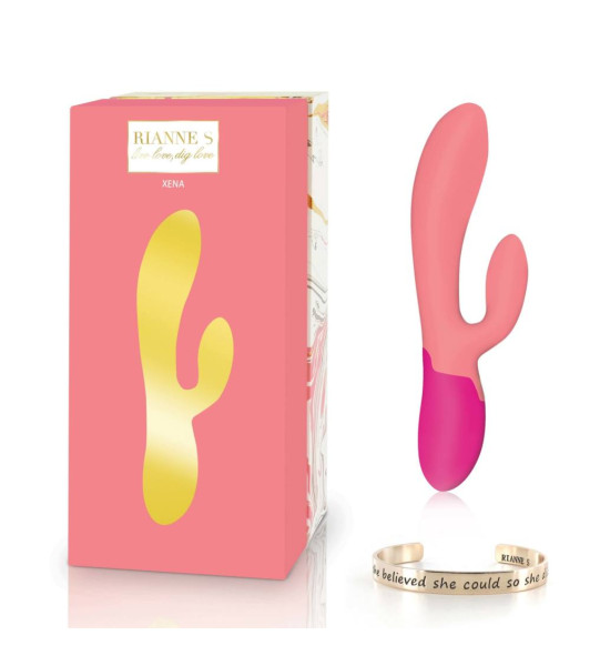 RS - Essentials - Xena Rabbit Vibrator Koraal & Roze - notaboo.es