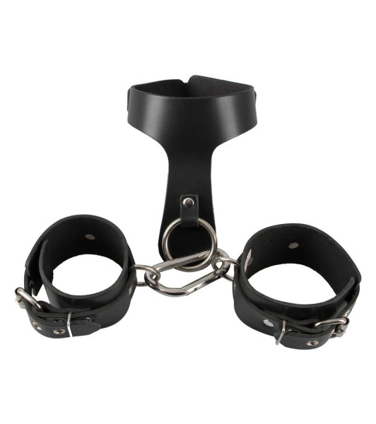 Conjunto de Bondage de cuero de la O. - 6 - notaboo.es