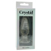 CRYSTAL TAPERED GLASS PLUG SMALL CLEAR - 5 - notaboo.es