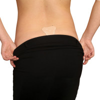 Sujetador Bye-Tanga Adhesiva de Encaje Nude Talla Única