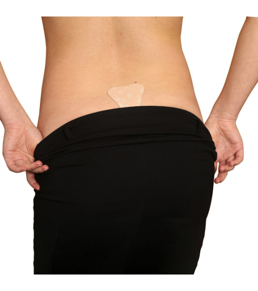 Sujetador Bye-Tanga Adhesiva de Encaje Nude Talla Única - notaboo.es
