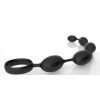 Love in the Pocket anal beads, silicone, black, 17 x 1.9 cm - 3 - notaboo.es