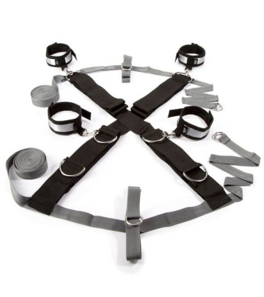 Fifty Shades of Grey Keep Still Over the Bed Cruz Sujeción Plata - notaboo.es
