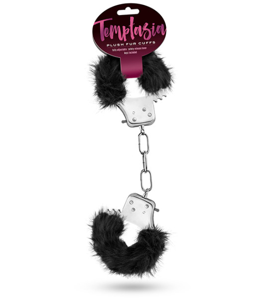 Esposas TEMPTASIA PLUSH FUR CUFFS NEGRO - 1 - notaboo.es
