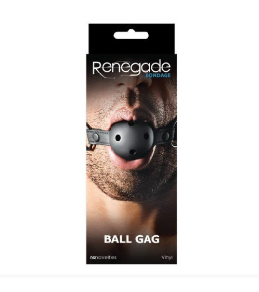 Renegade Bondage Ball Gag Black - 3 - notaboo.es