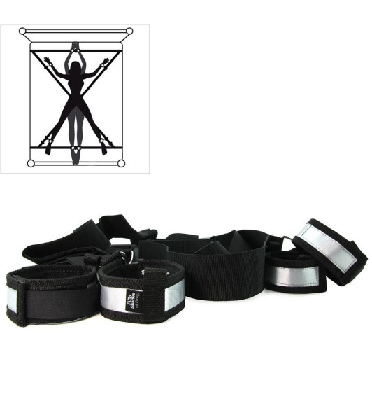 Fifty Shades of Grey Keep Still Over the Bed Cruz Sujeción Plata - 4 - notaboo.es