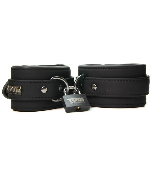 Tom of Finland Tobilleras de neopreno con cerraduras - 2 - notaboo.es