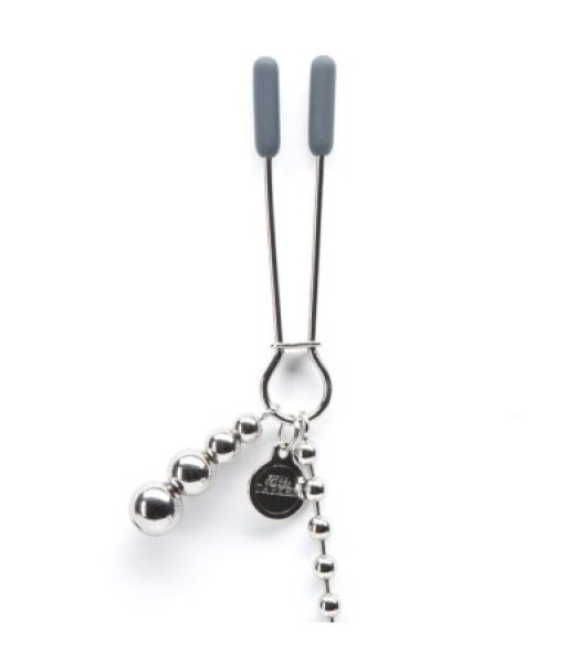 Fifty Shades Darker At My Mercy Beaded Chain Nipple Clamps - 2 - notaboo.es