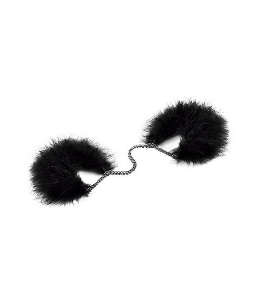Bijoux Indiscrets puños de plumas , negro, Talla única - notaboo.es