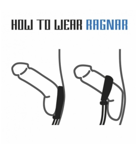 Velv'Or - Rooster Ragnar Lasso Design Cock Ring Zwart - 1 - notaboo.es