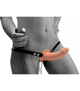 Power Pegger Dual Strap Vibrator - Leather - notaboo.es