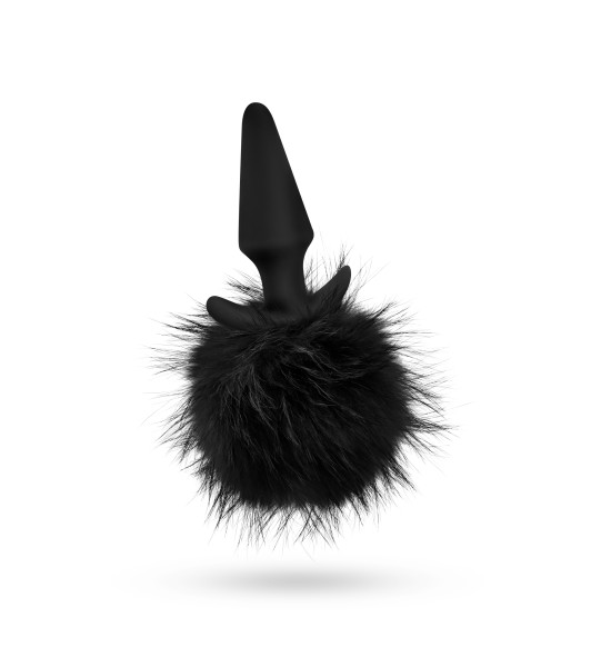 PLUG DE POMPÓN DE COLA DE CONEJITO TEMPTASIA NEGRO - 3 - notaboo.es