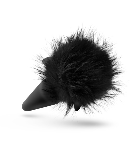 PLUG DE POMPÓN DE COLA DE CONEJITO TEMPTASIA NEGRO - 2 - notaboo.es