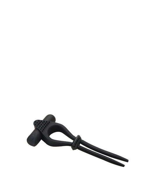 RINGS OF LOVE ADJUSTABLE COCKRING BLACK - 3 - notaboo.es