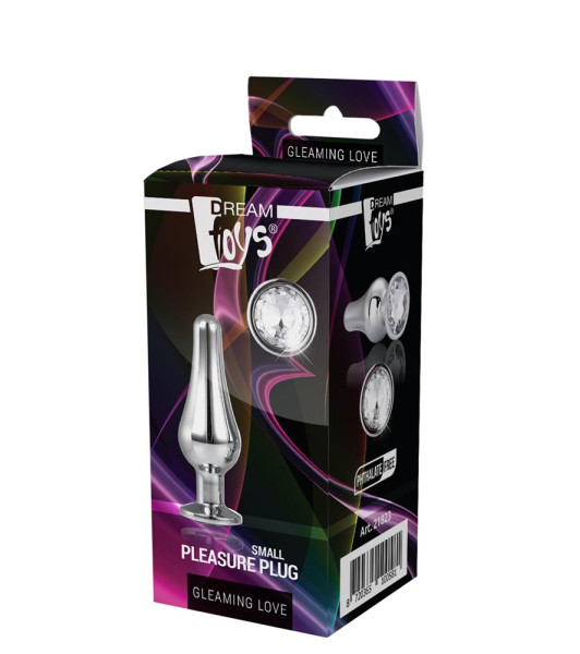 RELUCIENTE PLUG DE PLACER PLATEADO LOVE S - 5 - notaboo.es