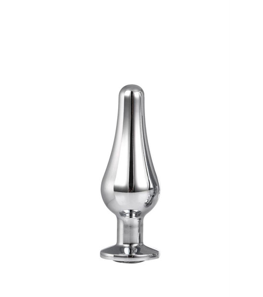 RELUCIENTE PLUG DE PLACER PLATEADO LOVE S - 1 - notaboo.es