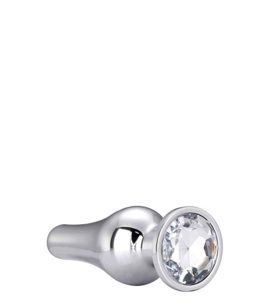 RELUCIENTE PLUG DE PLACER PLATEADO LOVE S - 2 - notaboo.es