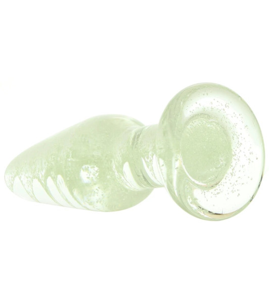 TAPÓN CÓNICO DE VIDRIO FIREFLY TRANSPARENTE MEDIO - 2 - notaboo.es
