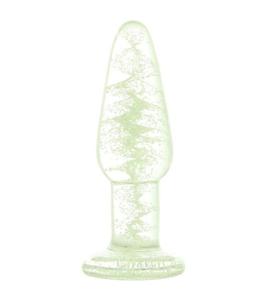 TAPÓN CÓNICO DE VIDRIO FIREFLY TRANSPARENTE MEDIO - 1 - notaboo.es