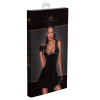 Mini vestido sexy con volantes L Noir Handmade F248, negro - 1 - notaboo.es