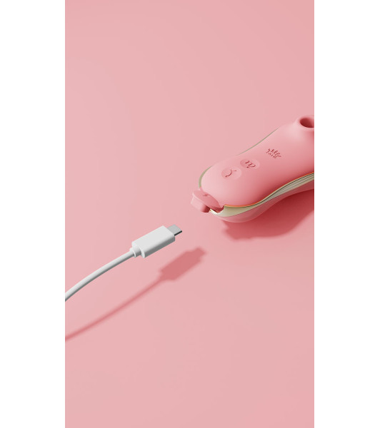 Unicorn Zalo Set Vacuum Clitoral Stimulator, Vibro and Pulsator, Pink - 8 - notaboo.es