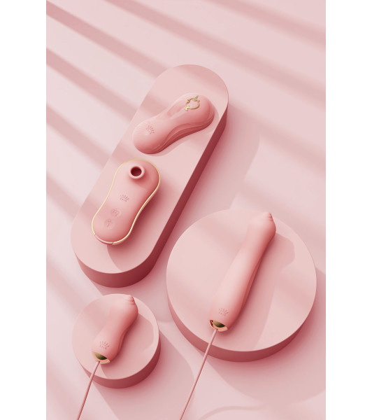 Unicorn Zalo Set Vacuum Clitoral Stimulator, Vibro and Pulsator, Pink - 5 - notaboo.es