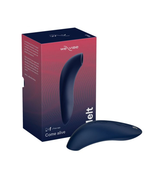 Vacuum vibrator for couples We-Vibe, blue, 12.6 x 2.4 cm - 2 - notaboo.es