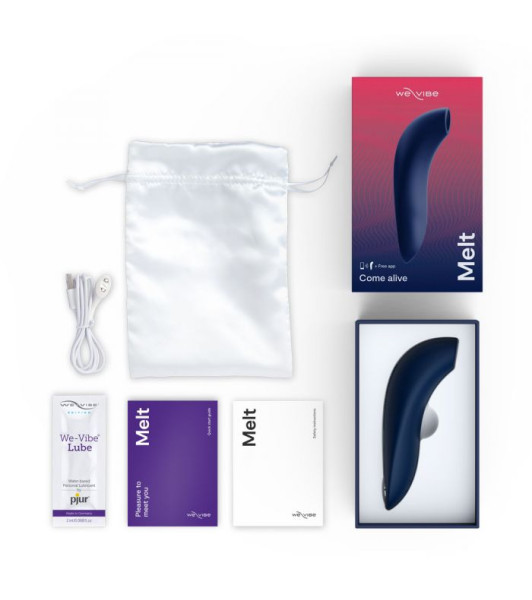 Vacuum vibrator for couples We-Vibe, blue, 12.6 x 2.4 cm - 3 - notaboo.es