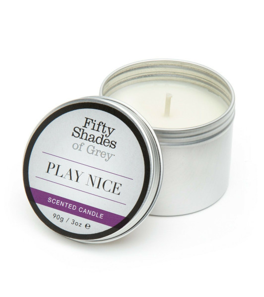 Fifty Shades of Grey Play Nice Vanilla Candle 90 g - notaboo.es
