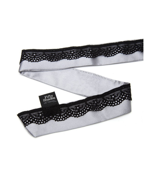 Fifty Shades of Grey Play Nice Collar de satén y encaje y pinzas para pezones - 4 - notaboo.es