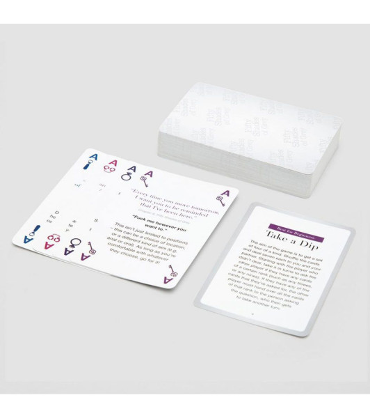 Cincuenta sombras de Grey Play Nice Talk Dirty Card Game - 2 - notaboo.es