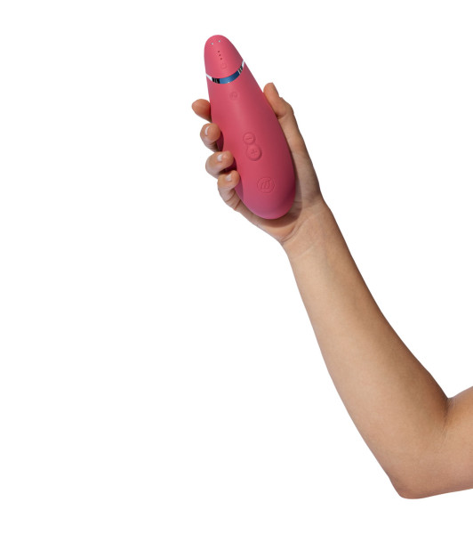 Non-contact clitoral stimulator Womanizer (Womanizer) Premium 2 Raspberry, pink - 3 - notaboo.es