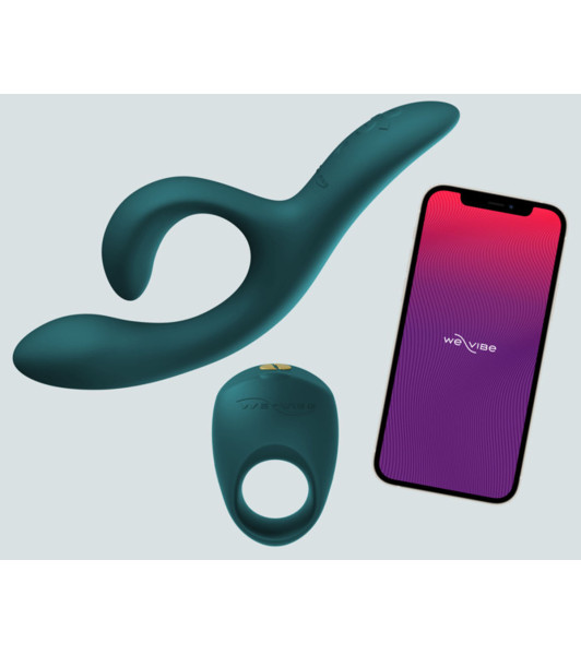Набор We-Vibe Date Night кольцо Pivot и вибратор Nova 2, зеленого цвета - 3 - notaboo.es