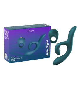 Conjunto We-Vibe Date Night anillo Pivot y vibrador Nova 2, color verde - notaboo.es