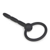 Ribbed Hollow Silicone Penis Plug - 1 - notaboo.es